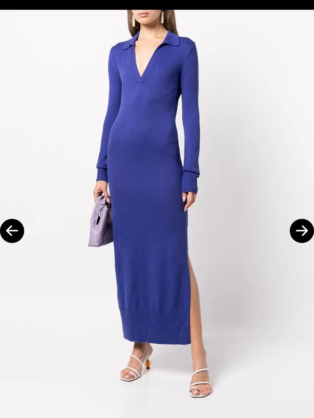 Staud Crown Dress in Sapphire